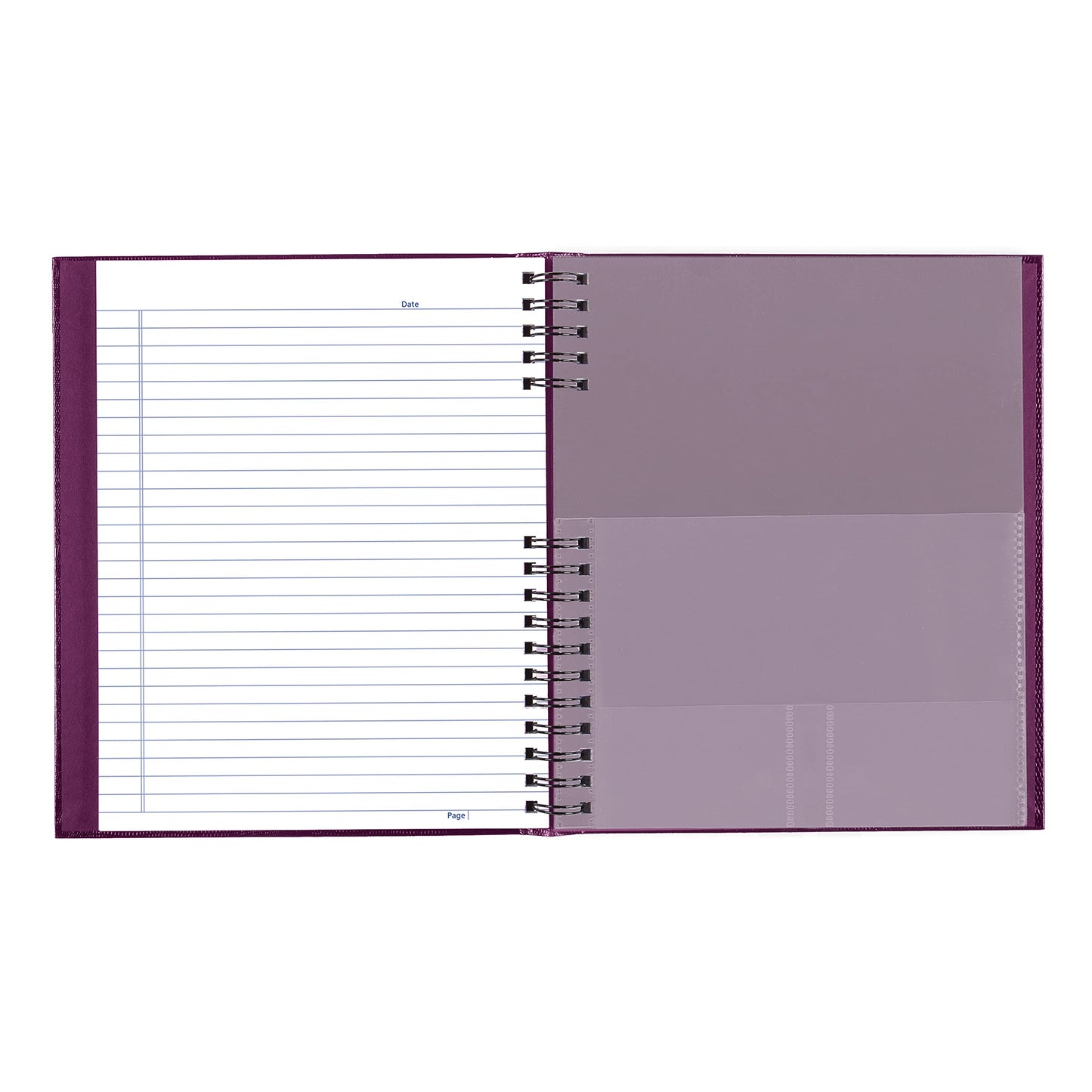 Blueline NotePro™ Notebook, Indexing System, 10.75" x 8.5", 300 Pages, Grape (A10300.RAS)