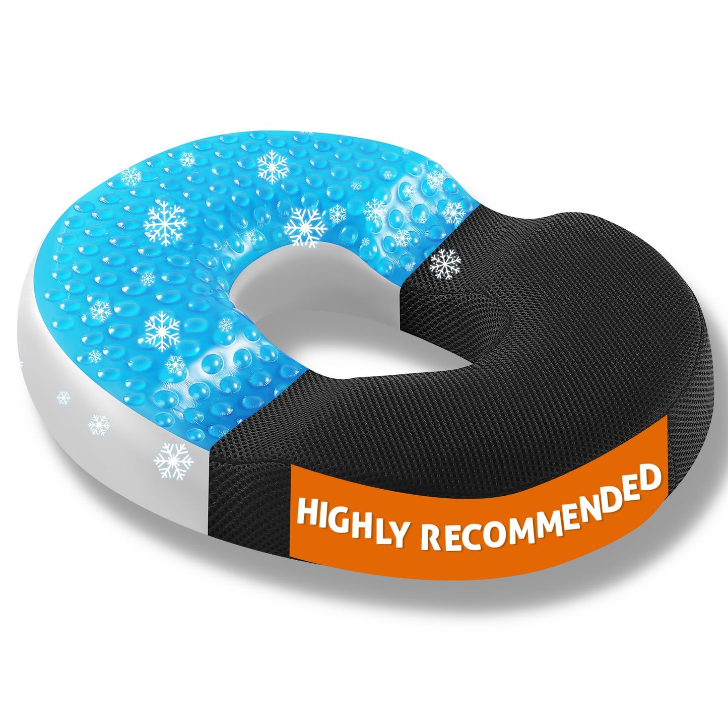 Donut Pillow Seat Cushion Used in Postpartum Pregnancy and After Surgery Sitting Relief,Tailbone Pain Car Seat Cushions for Pressure Relief,Cooling Gel Hemmoroid Seat Cushion for Office&Home Chairs