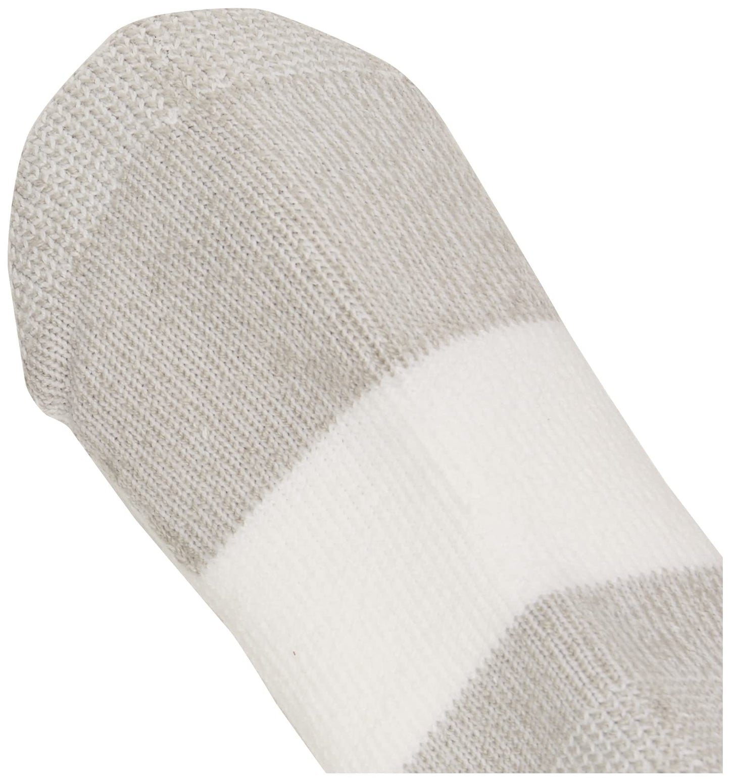 Thorlos Unisex JMX Running Thick Padded Ankle Sock, White (3 Pack), Medium