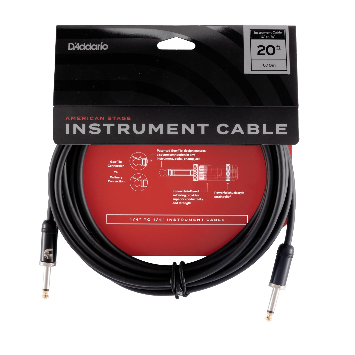 Planet Waves American Stage Instrument Cable - 20'
