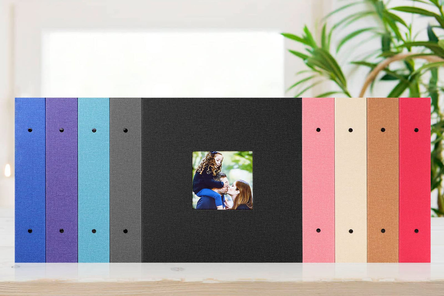 Ywlake Photo Album 4x6 1000 Pockets, Extra Large Capacity Linen Cover Picture Albums Holds 1000 Horizontal and Vertical Photos Black
