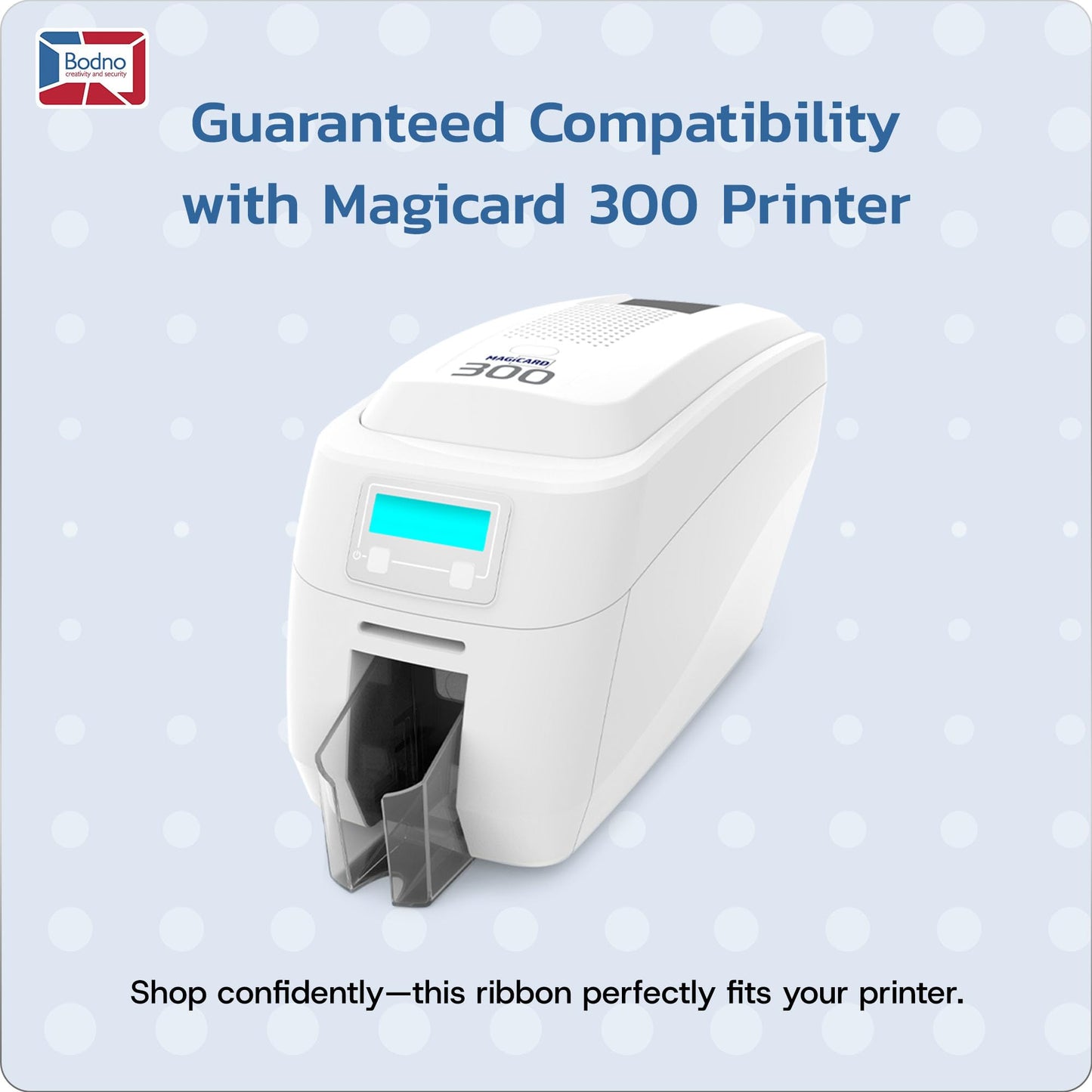 Bodno Magicard 300 Printer MC300YMCKO Color Ribbon - YMCKO - 300 Prints Software Demo Card
