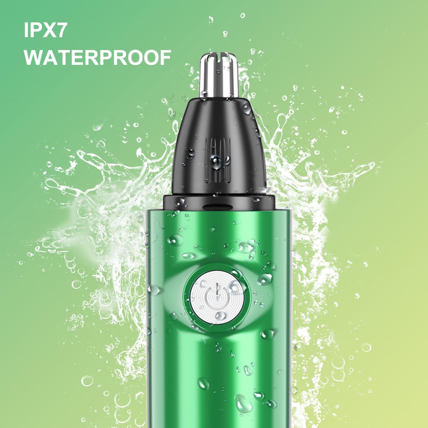 Aiefeya Nose Hair Trimmer for Men & Women, Professional Painless Eyebrow, Facial & Nose Hair Trimmer, IPX7 Waterproof, USB Rechargeable, All-in-ONE