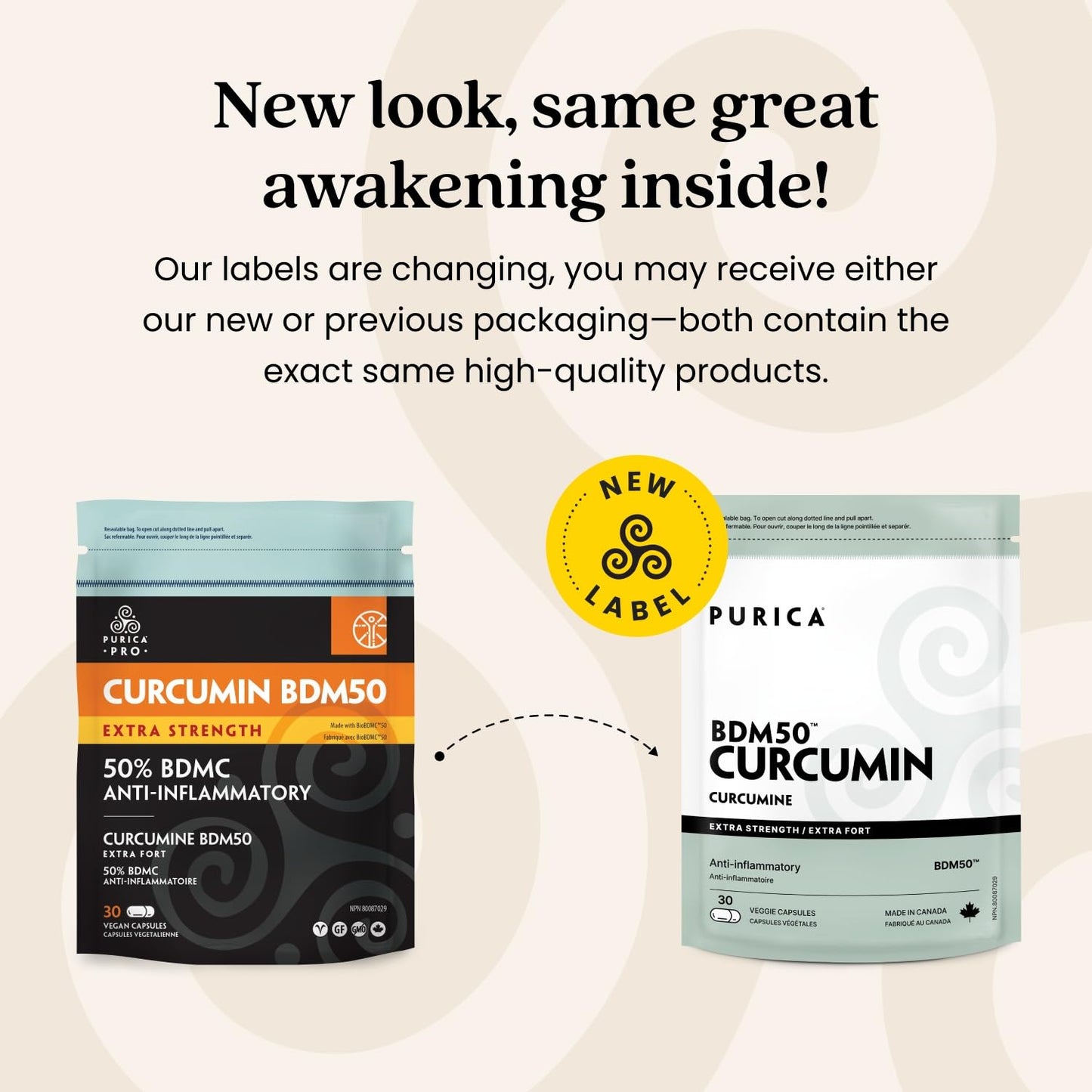 PURICA Curcumin BDM50 Extra Strength, 30 Vegan Caps, 30-Day Supply, Curcumin Supplement to Support Joint Comfort, Enhance Mobility & Flexibility, Promotes Overall Well-Being with Optimal Absorption