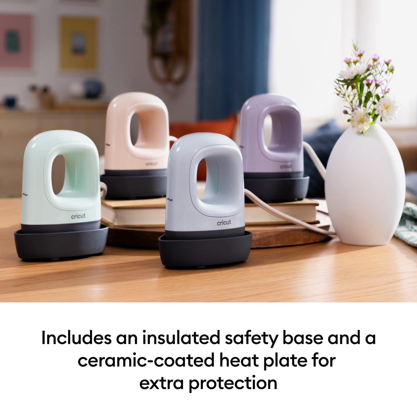 Cricut EasyPress Mini™ LT - Mint Green - Mini Heat Press for Pressing Shoes, Baby Clothes, T-Shirts, & More - Easy to Use with a Single Setting - Precision Tip - Compact & Portable Mini Iron