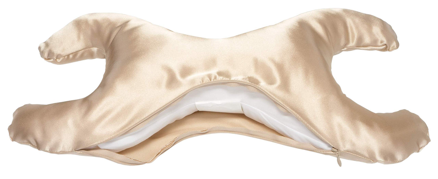 Save My Face! La Petite Pillow (Champagne, Satin)