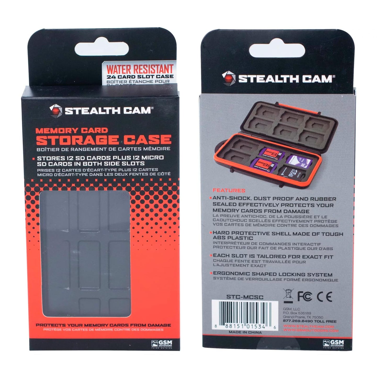 Stealth Cam Memory Card Storage CASE