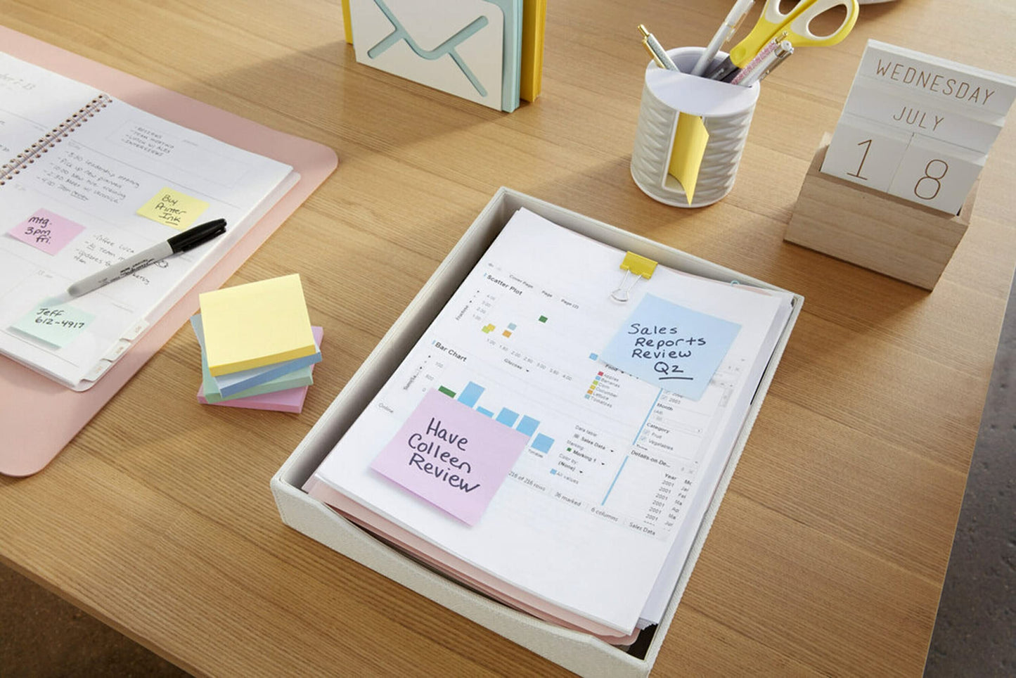 Post-It Notes Original Pop-Up Sticky Notes, 3" x 3", 24 Pads, 90 Sheets/Pad, Canary Yellow (R330Y24VAD)
