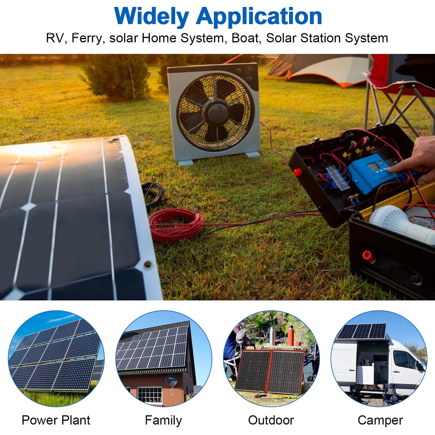 TBER 20Feet 10 AWG(6mm²) Solar Extension Cable with MC4 Male & Female Connector Waterproof Wire for Solar Panels RV Marine Camper Ferry Outdoor Automotive (20FT Red+ 20FT Black)