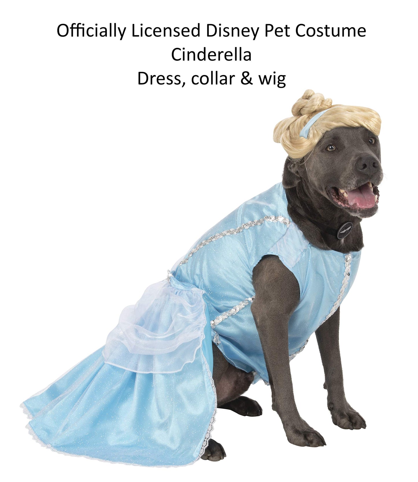 Disney Princesses: Cinderella Pet Costume for for Dogs or Cats by Rubies, XXL