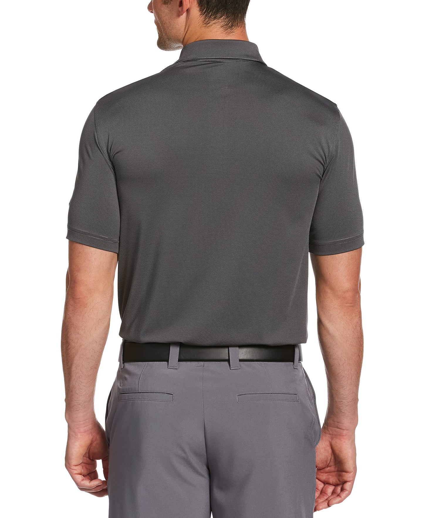 Callaway Men's Fine Line Stripe Short Sleeve Golf Polo Shirt