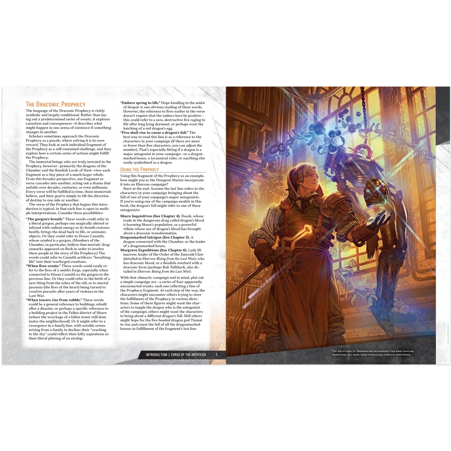 Dungeons & Dragons Eberron: Forge of The Artificer (D&D Rules Expansion Book)