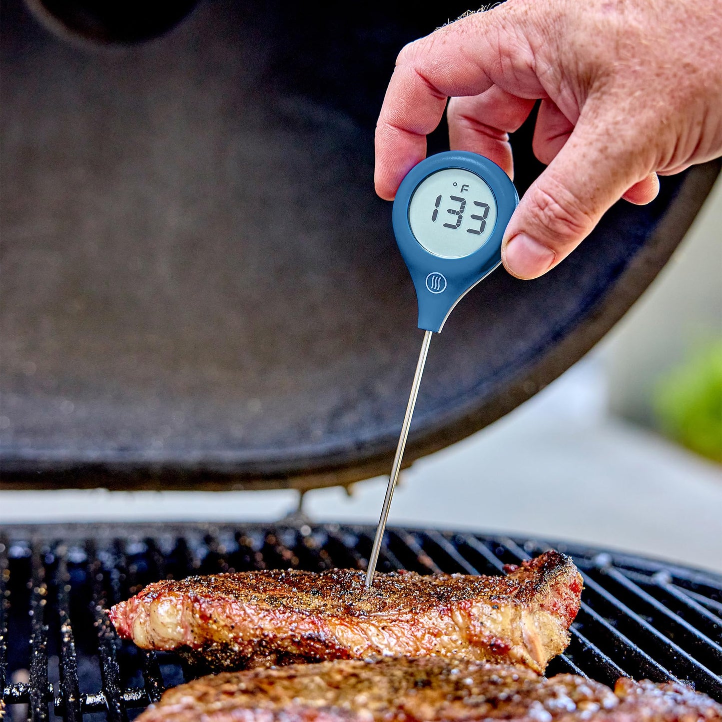 ThermoWorks ThermoPop 2, No. 1 Recommended Best-Value Instant-Read Thermometer - Dove Grey