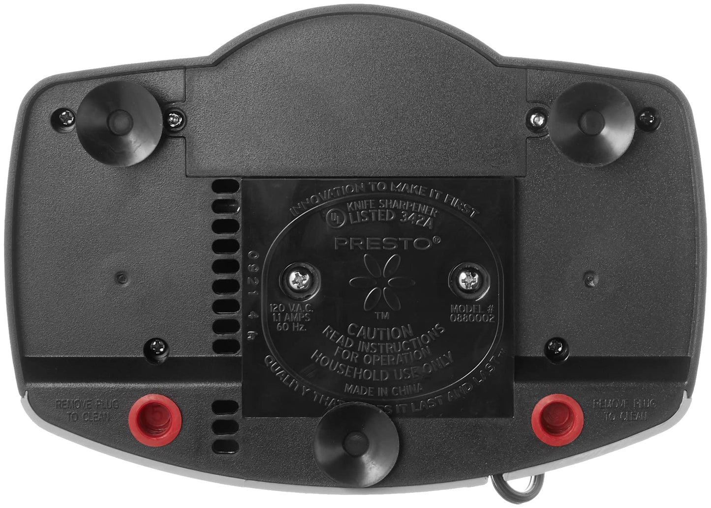 Presto 08800 EverSharp Electric Knife Sharpener, 2 Stage, Black