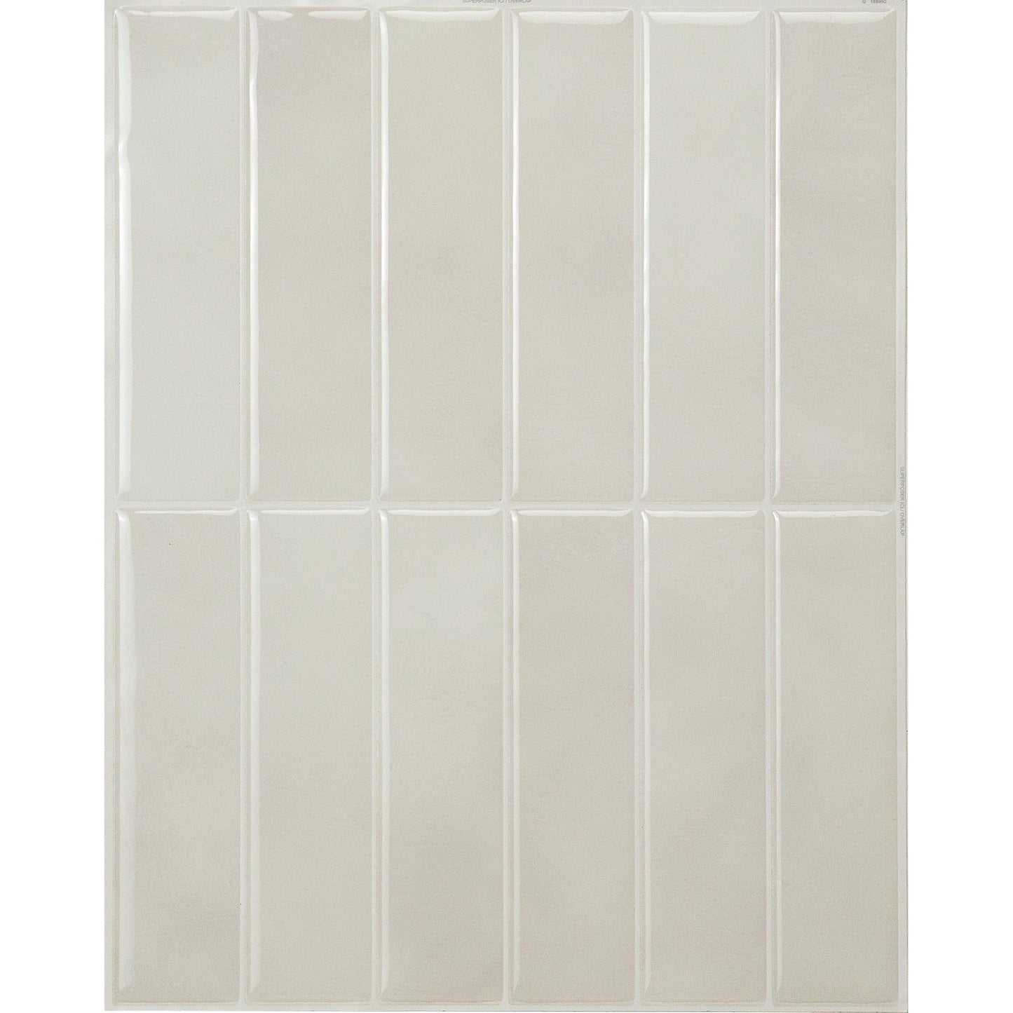 Smart Tiles Peel and Stick backsplash tiles, Morocco Grey/White, 5 Wall Panels (11,43"x9") for Kitchen Backsplash & Bathroom Vanity - Canadian Made Peel and Stick Tiles for Home Decor