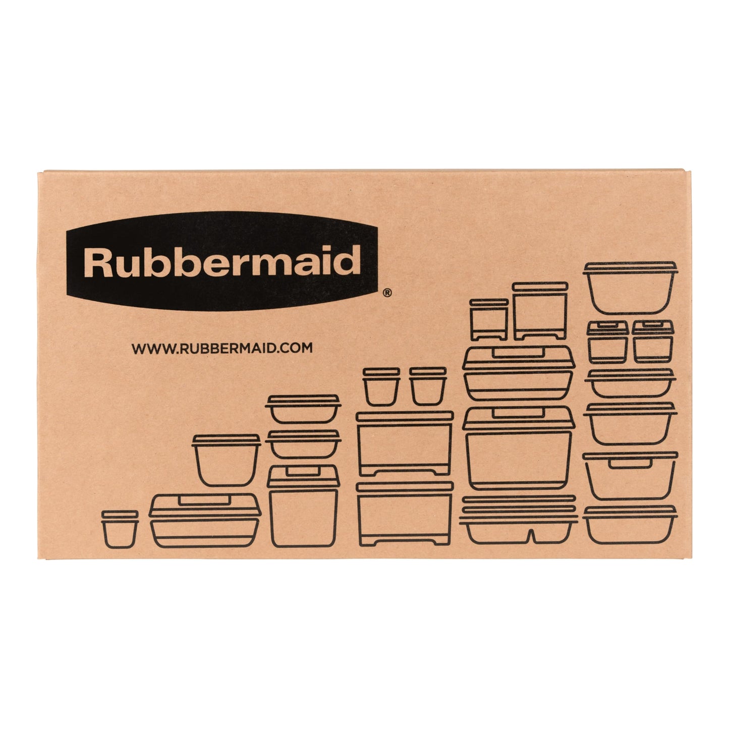 Rubbermaid EasyStore Food Storage Containers with Lids, 38-Piece Set