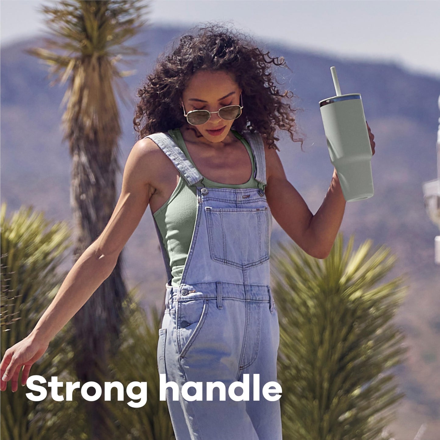 Hydro Flask 40 Oz All Around Stainless Steel Travel Tumbler with Leak Resistant Flexible Straw Press-in Lid, Ivory Rose Gold