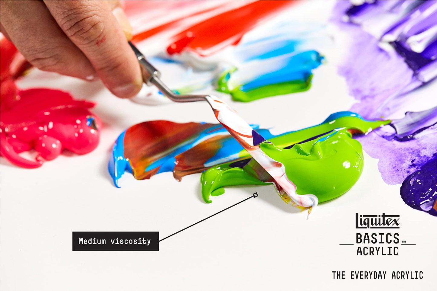 Liquitex Basics 101076 Acrylic Paint Tube 6-Piece Set