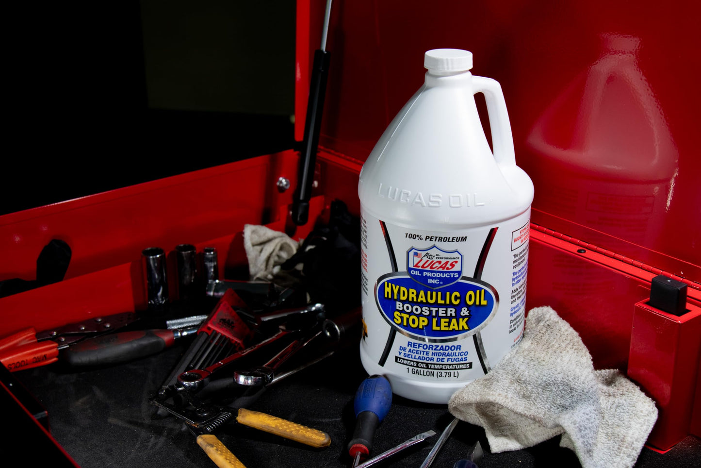 Hydraulic Oil Booster/Stop Leak - 1 Gallon (3.78L), Brown
