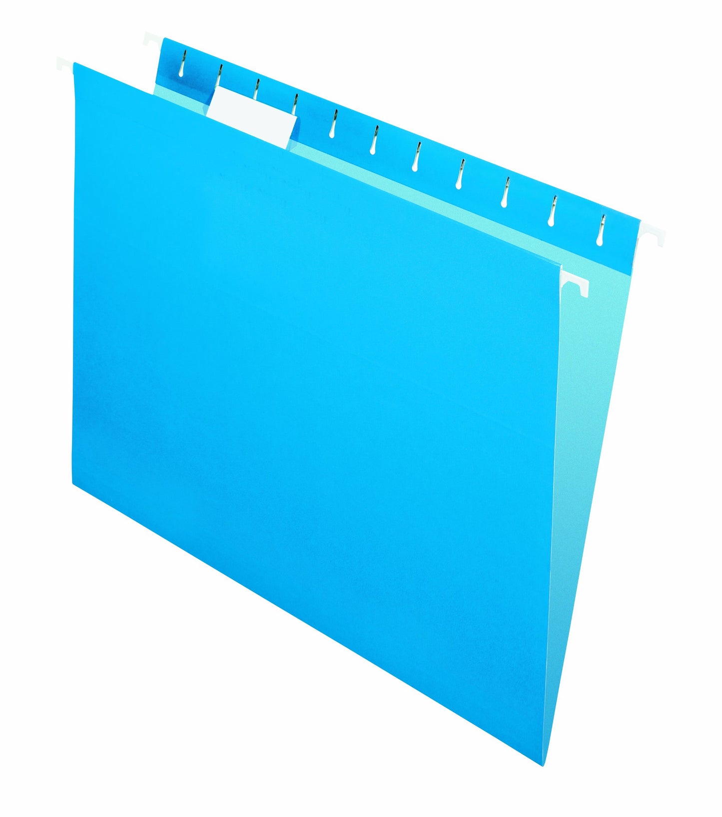 Pendaflex Hanging File Folders, Recycled Blue Paper, Letter Size, Coated Rods for Smooth Sliding, Lighter Interior to Prevent Misfiling, 25-Pack for Office, School, or Home Organization