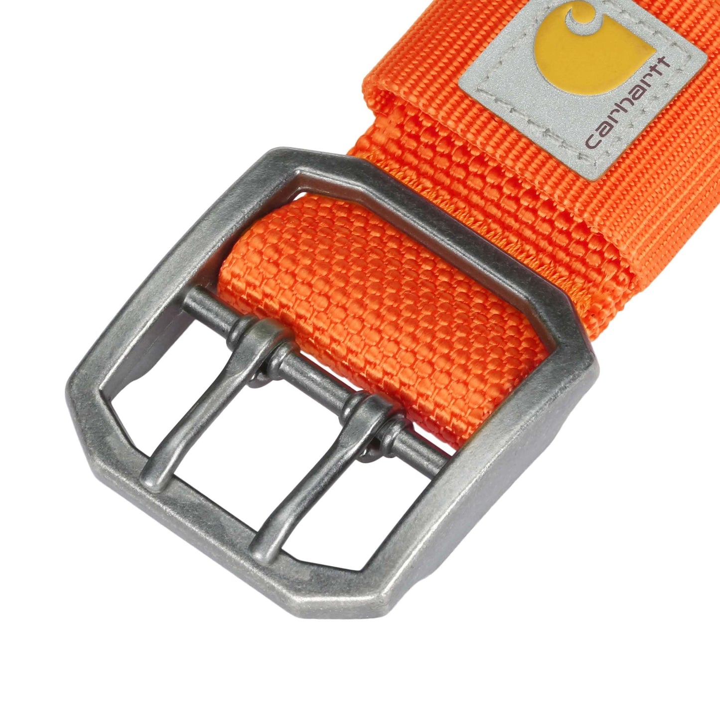 Carhartt Pet Fully Adjustable Wide Webbing Collar for Dogs, Heavy Duty Nylon for Walking & Training, Blaze Orange, Large