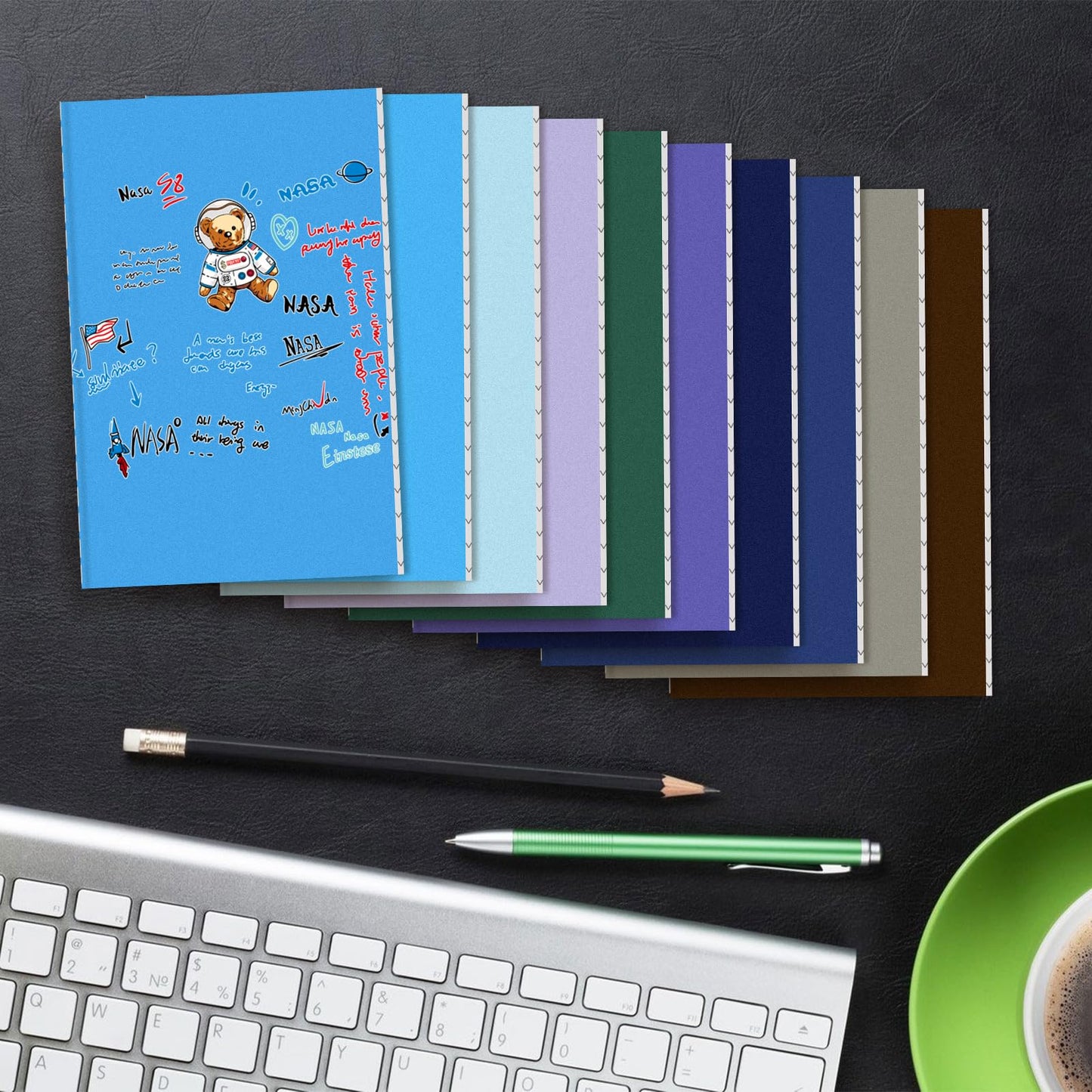 100 PCS Mini Notebooks Bulk, 3.5 x 5.5 Inch Small Pocket Notebook Colorful Cover Notebooks Mini Journal Memo Notepads for Office Supplies (25 Colors, 24 Sheets/ 48 Pages)