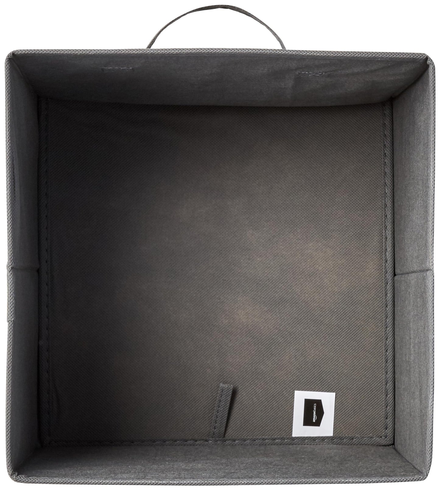Amazon Basics Foldable Storage Bins Cubes Organizer, 6-Pack, Gray