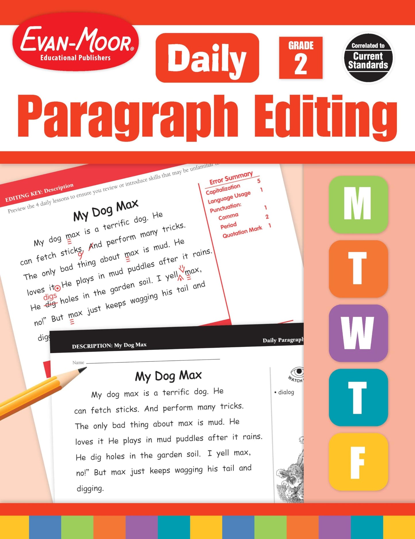 Evan-Moor Daily Paragraph Editing, Grade 2 Teacher Edition