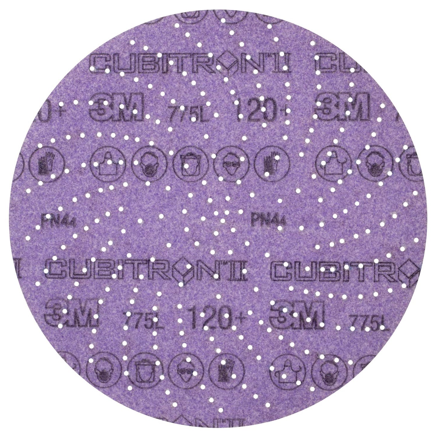 3M Cubitron II Hookit Clean Sanding Film Disc 775L, 6", 120+ C-Weight, 250 per Case (Pack of 50)