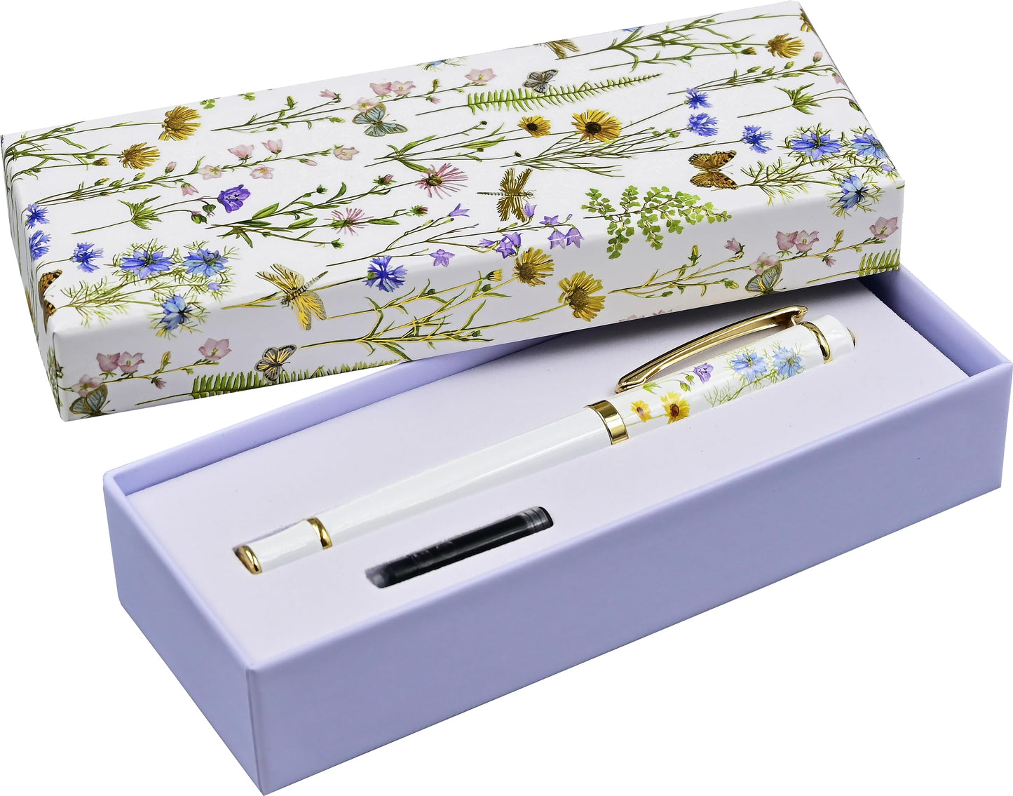 Wildflower Garden Fountain Pen (includes universal cartridge and piston converter)