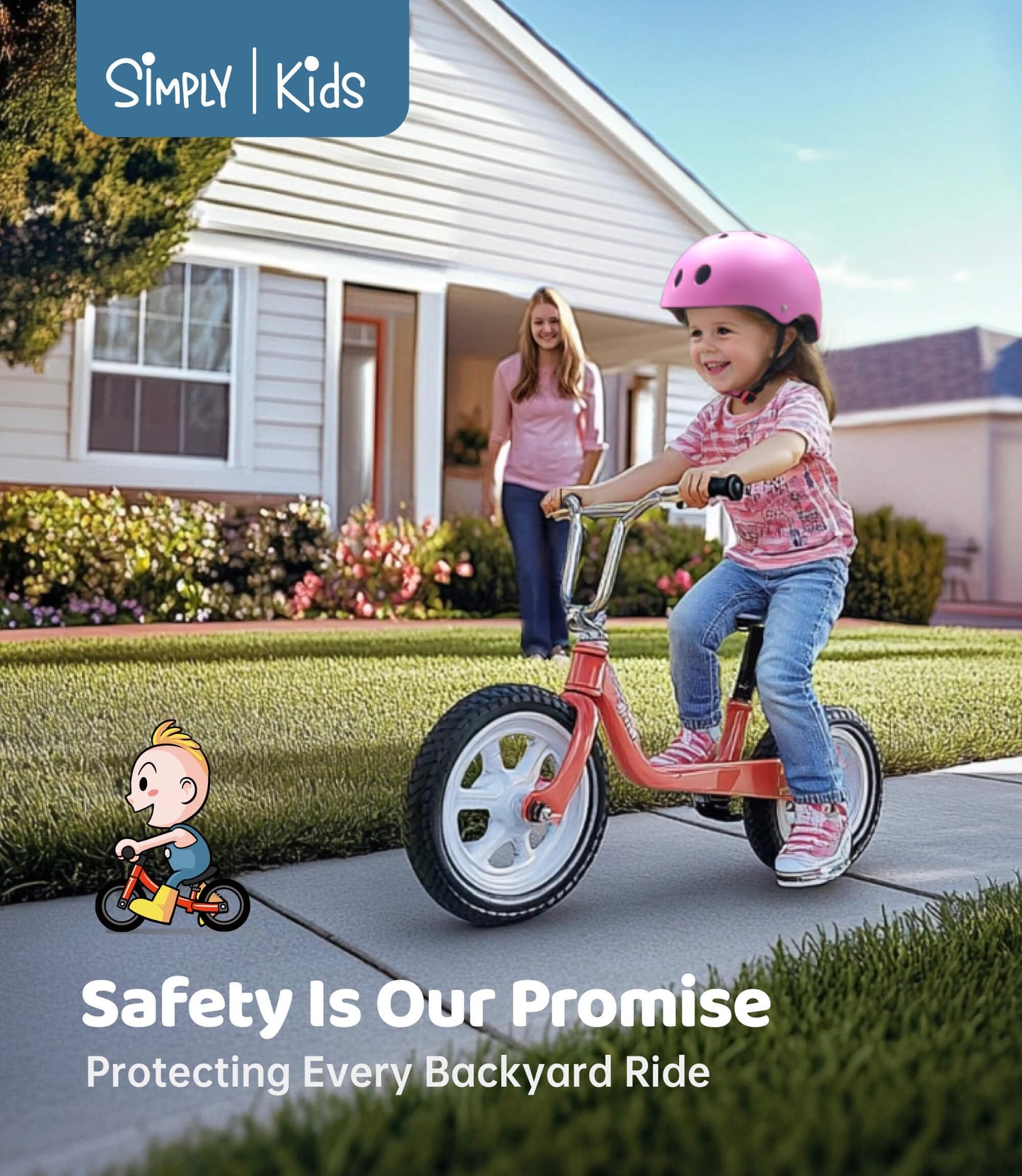 Toddler Helmet Kids Helmet Toddler Bike Helmet for Kids Boys Girls for Skateboard Roller-Skating Bicycle Scooter I Baby Infant Youth Child Ages 3-5 5-8 Year Old