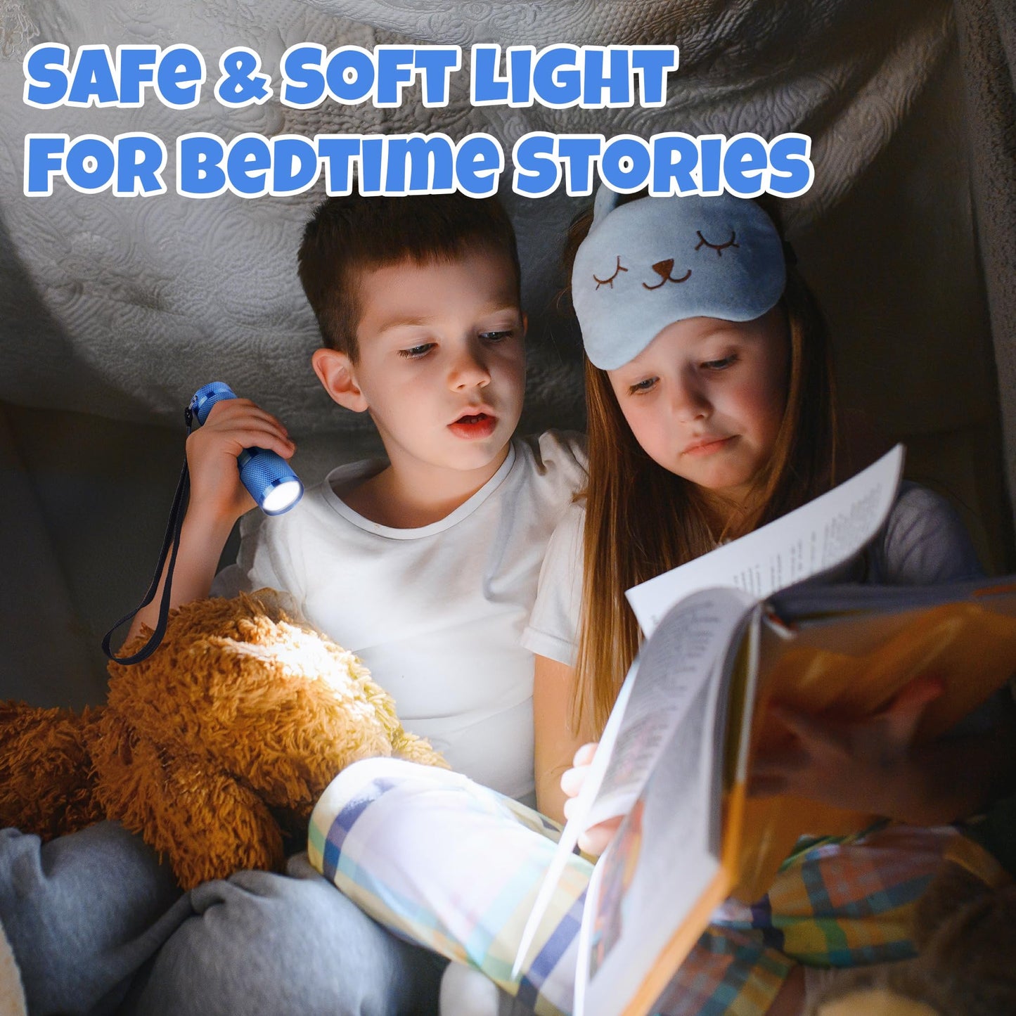 EverBrite 18-Pack Mini Aluminum LED Flashlight Set Keychain Light with Lanyard Batteries Included