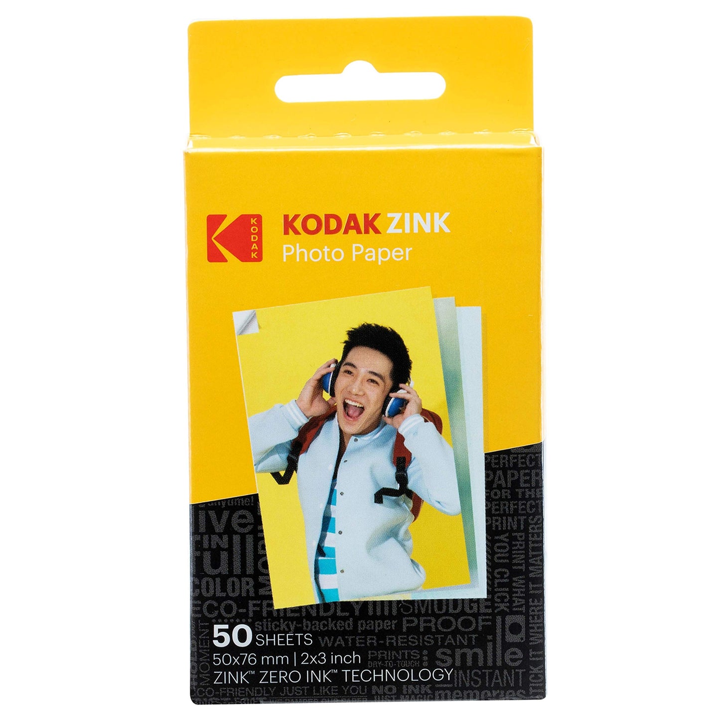 KODAK 2 ʺ x 3ʺ Premium ZINK Photo Paper 50-Pack - Compatible with KODAK PRINTOMATIC