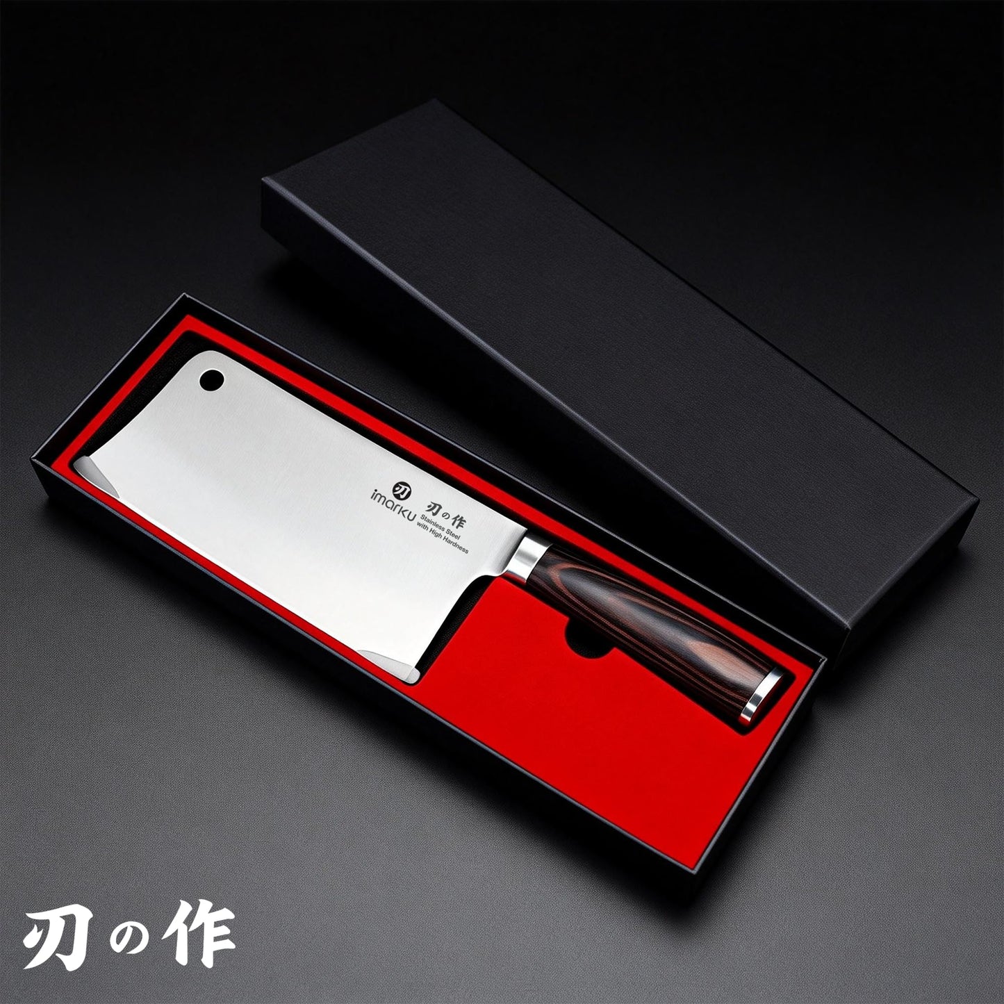 imarku Cleaver Knife 7 Inch Meat Cleaver - SUS440A Japan High Carbon Stainless Steel Butcher Knife with Ergonomic Handle, Ultra Sharp Knife, Kitchen Gadgets for Home/Restaurant,Perfect Gifts
