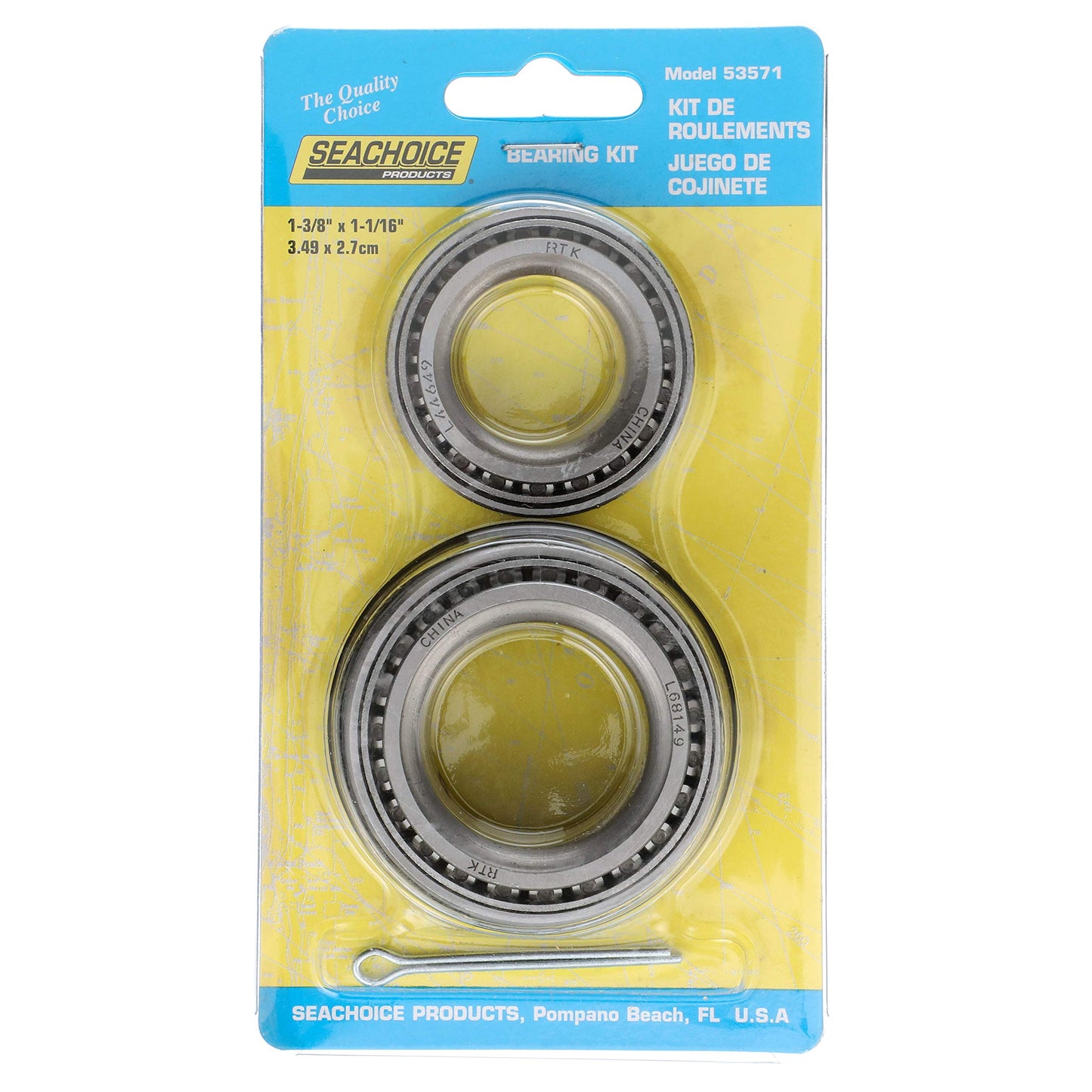 SeaChoice Trailer Wheel Bearing Kit 53571 Trailer Wheel Bearing Kit