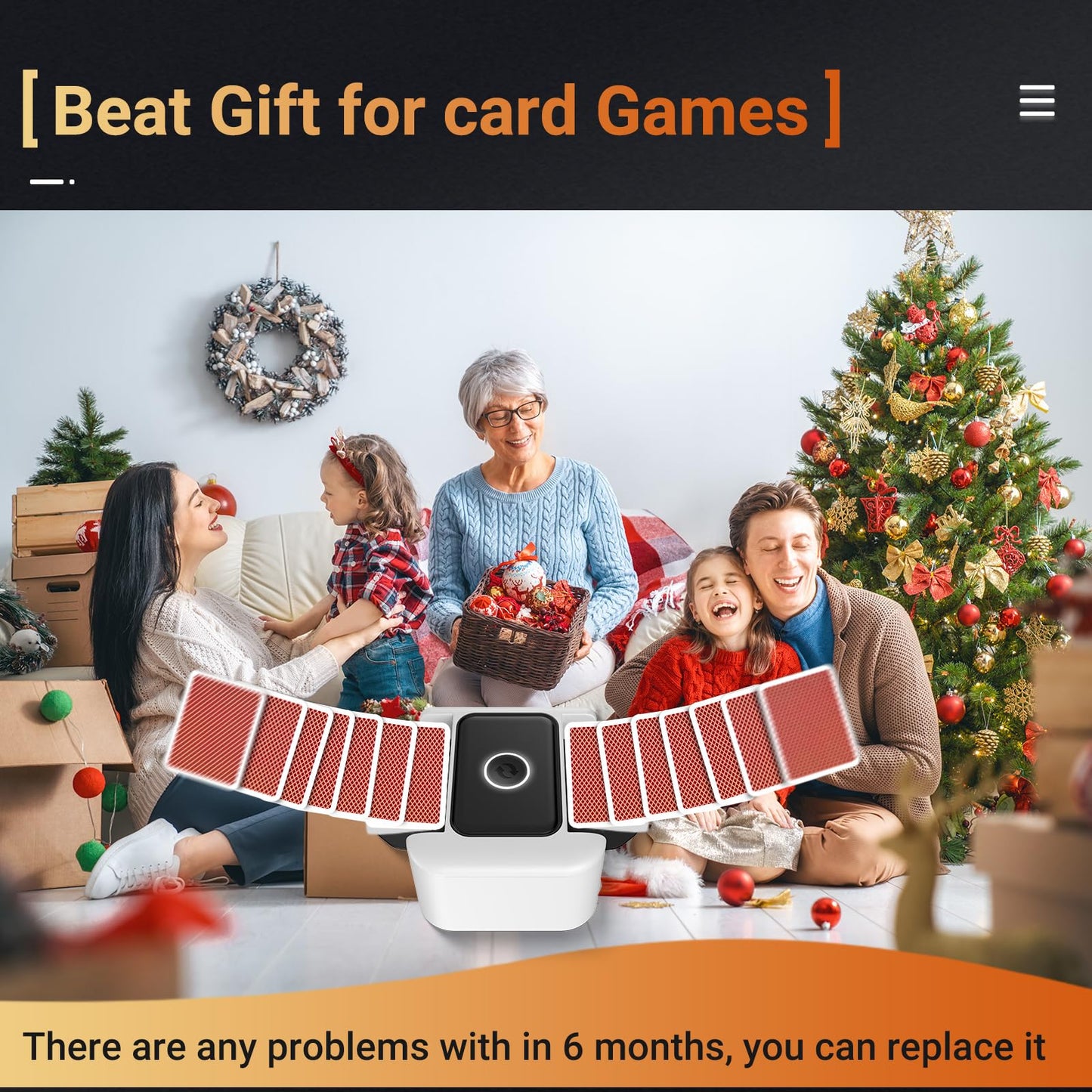 M5 Automatic Card Shuffler Rechargeable 1-2 Deck for UNO Poker Blackjack Skip-Bo etc Card, Low Noise Fast Shuffle, One-Press Auto Electric Shuffling Machine, 2000 mAh USB Charge Card Shuffler (White)