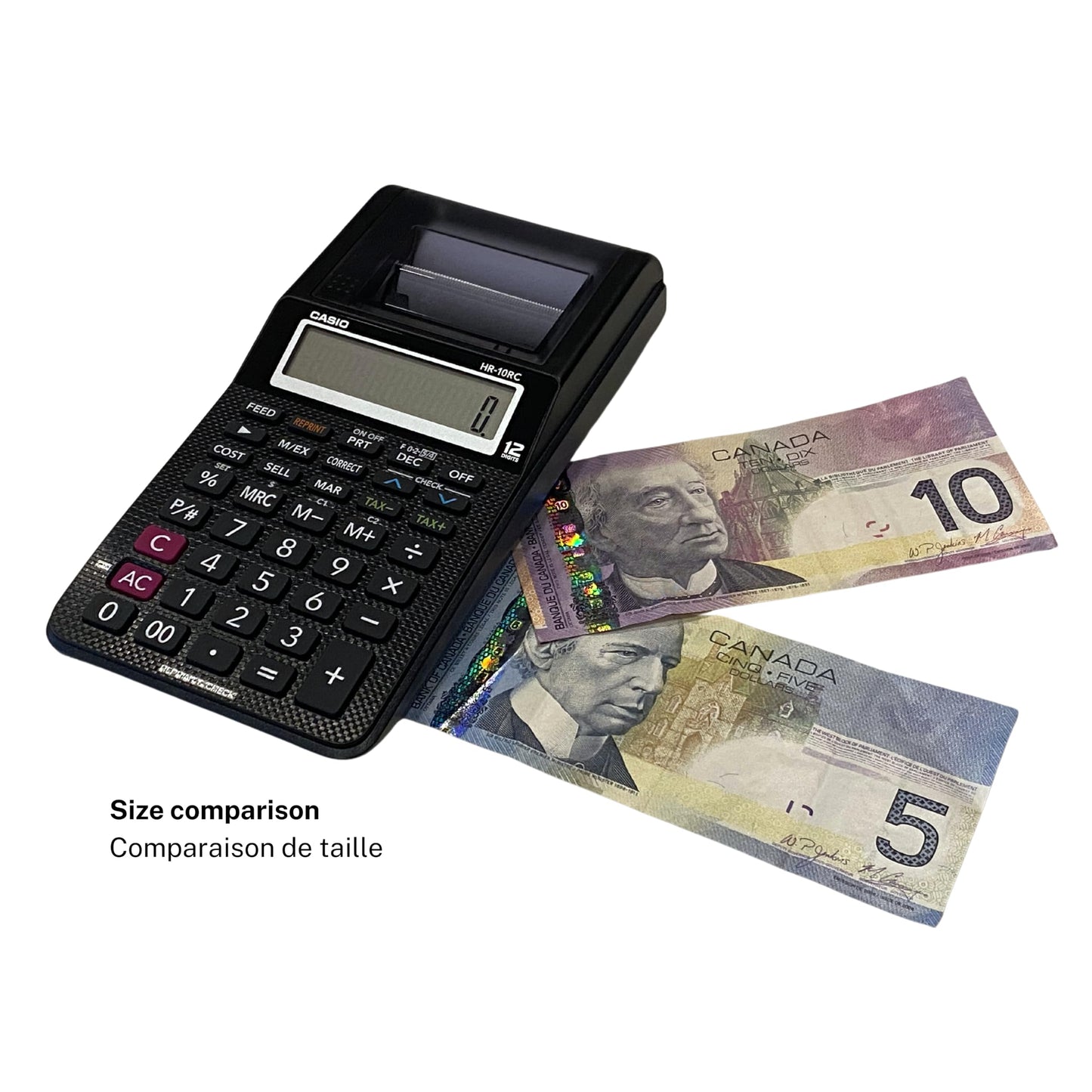 Casio HR-10RC Business Calculator, Black