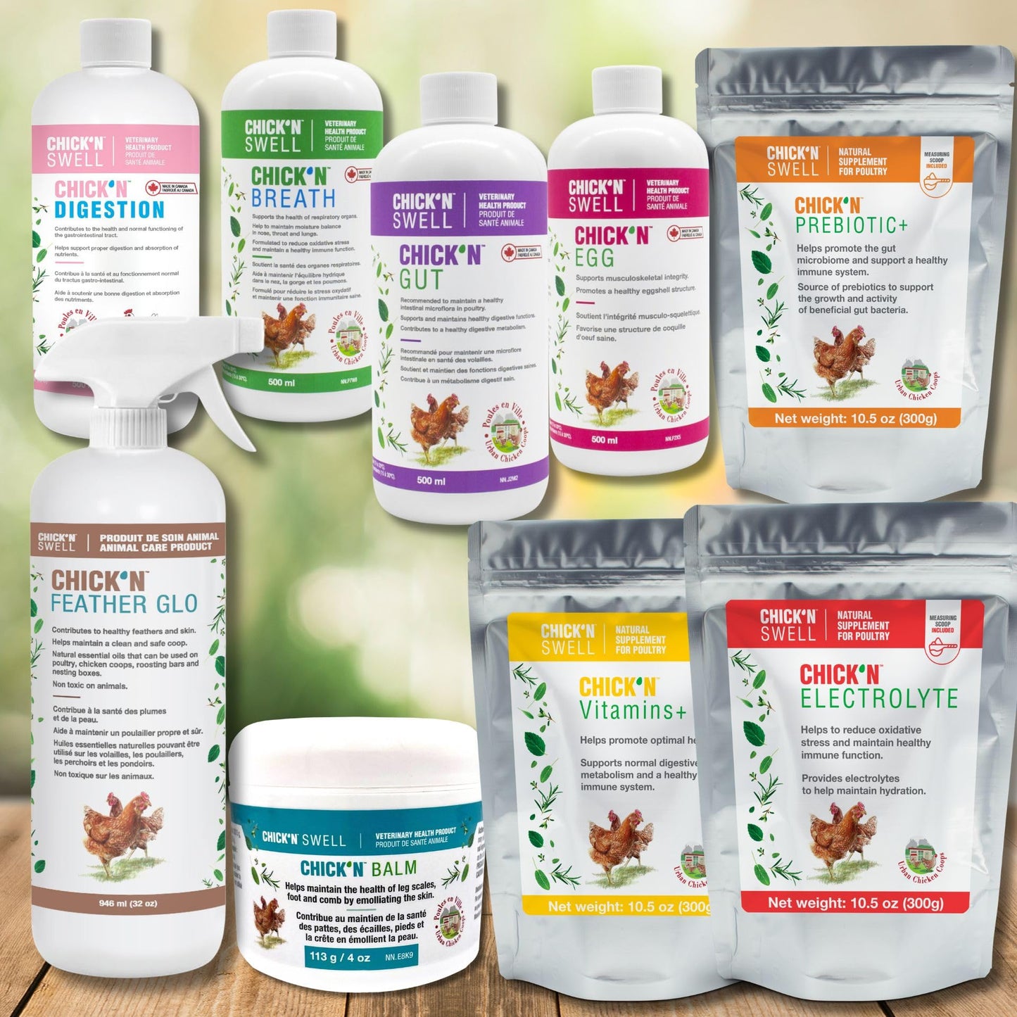 Chicken, Birds and Poultry Digestive Support- 500 ml - Made in Canada