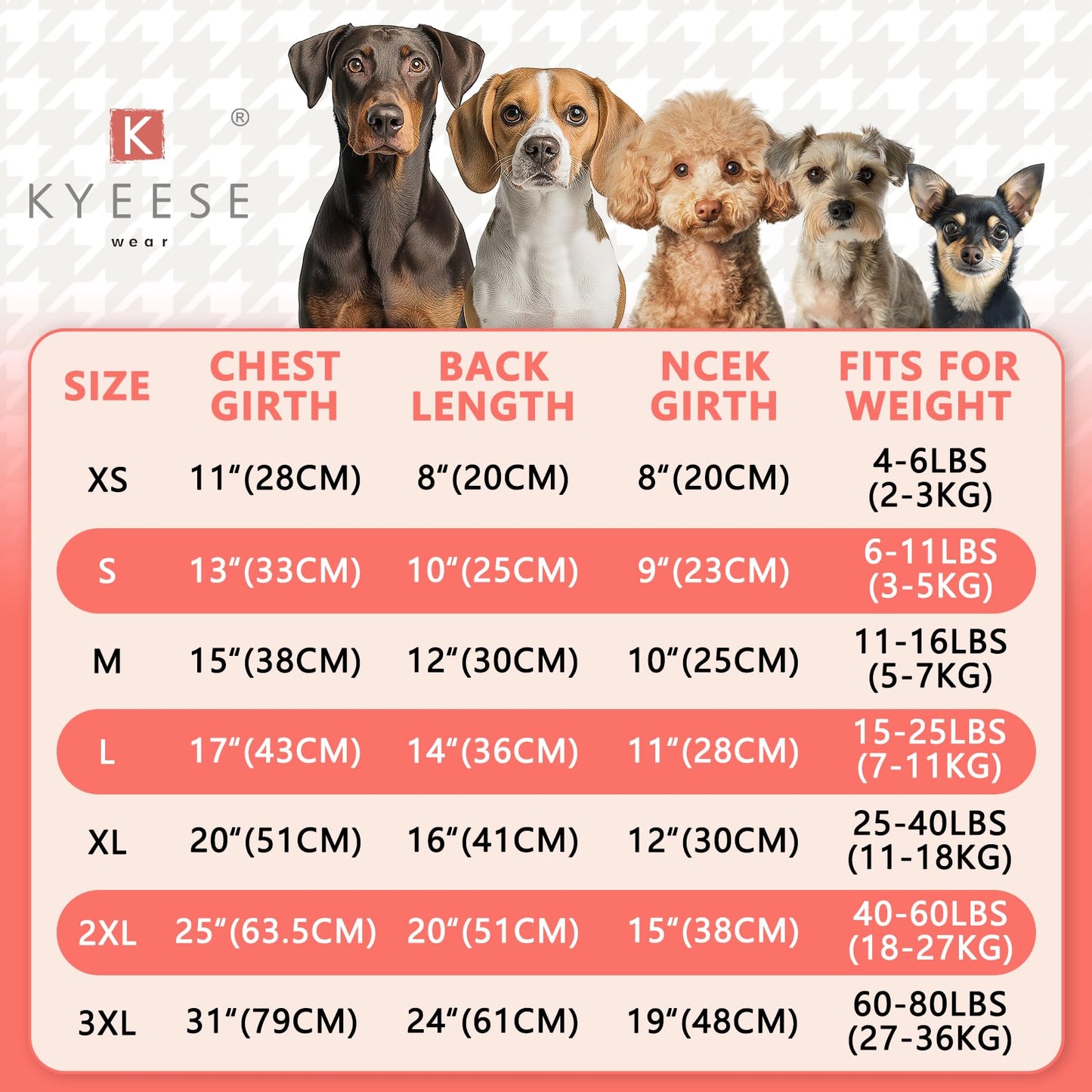 KYEESE Dog Christmas Pajamas Soft Dog Clothes Small Dog Christmas Pajamas Dog Pajamas for Small Dogs Velvet Dog Coat Cat Clothes Dog Costume Stretchy Dog Onesie Dog Christmas Outfit