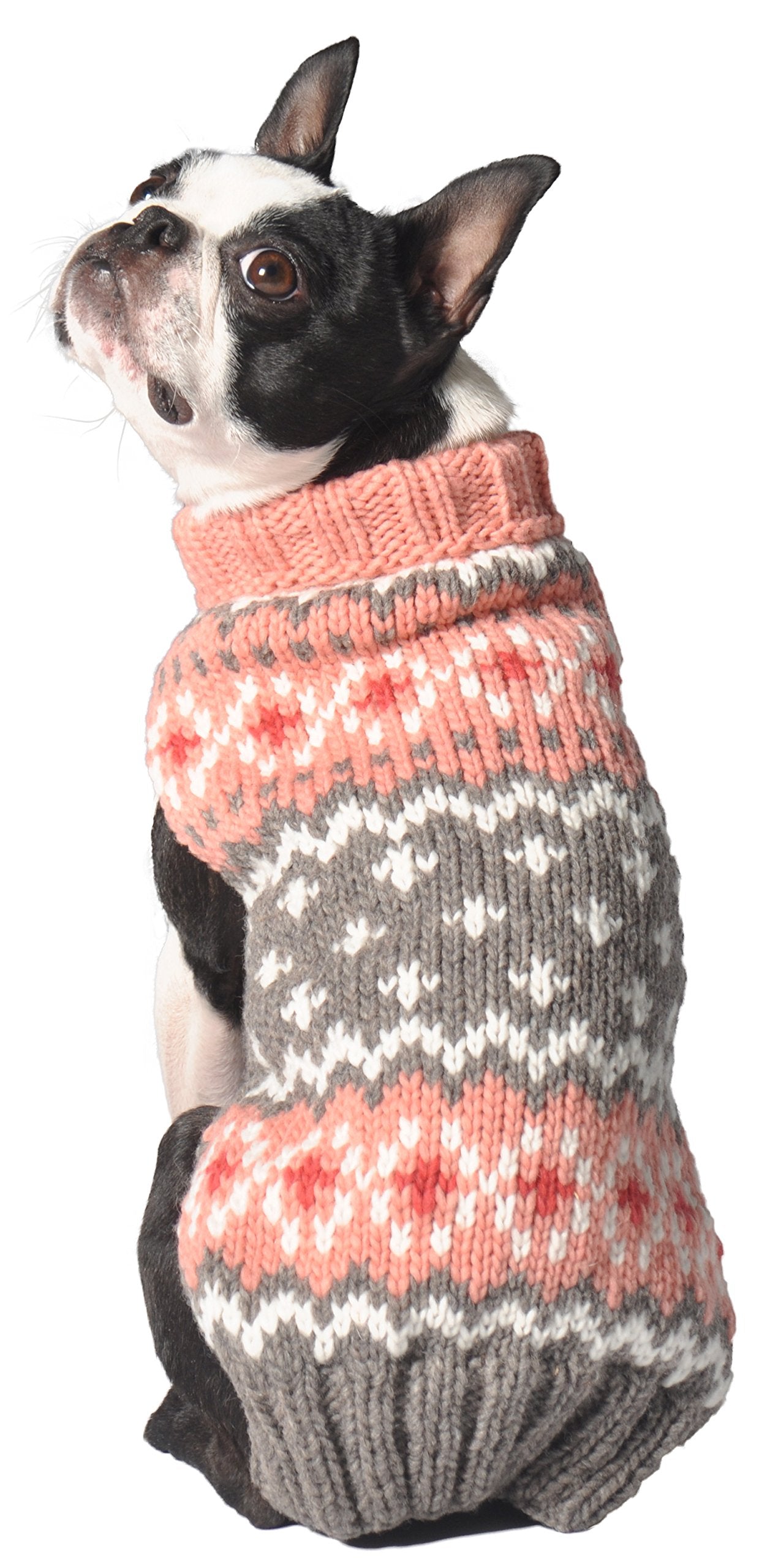Chilly Dog Rose Fair isle Sweater, X-Large