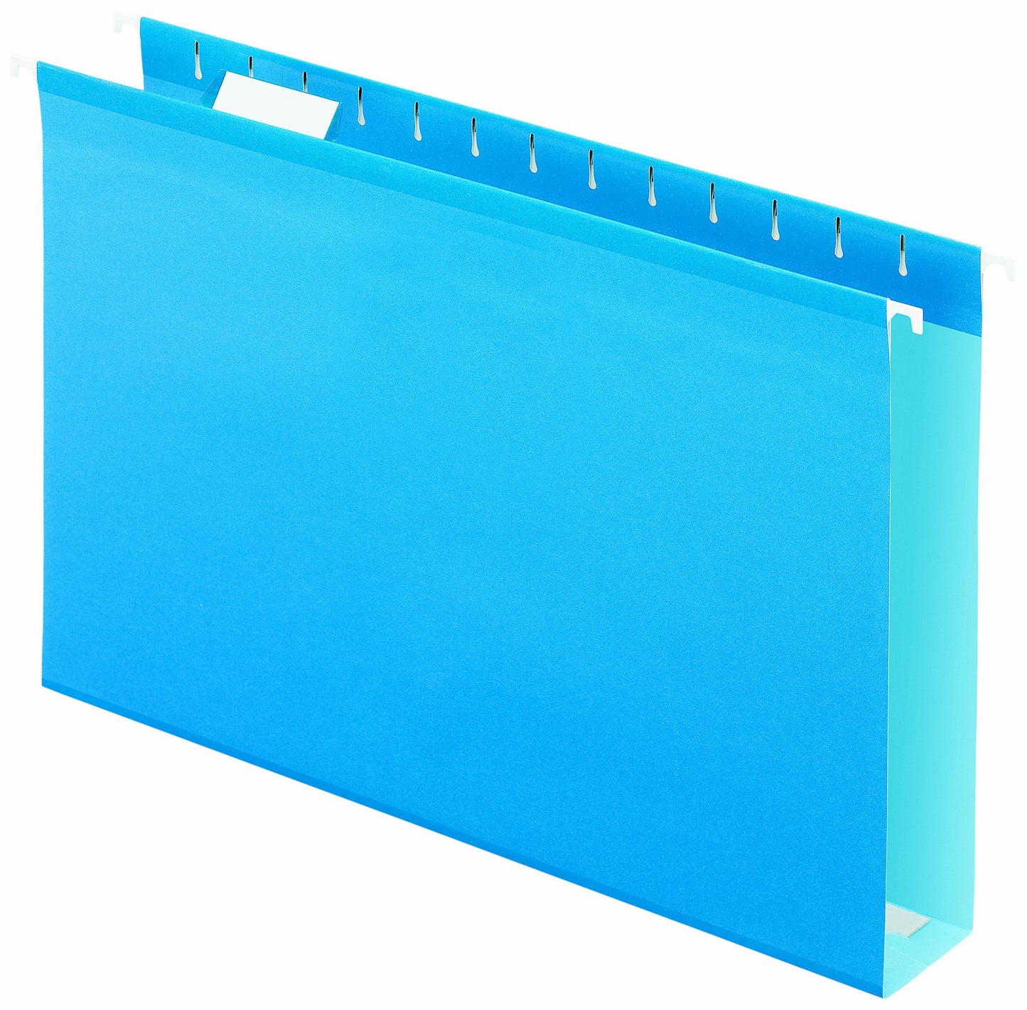 Pendaflex Hanging File Folders, Extra Capacity, Legal Size, 2-Inch Box Bottom, Reinforced with Pressboard Insert, Blue, Plastic-Laminate Reinforced, 10-Pack for Bulky Filing