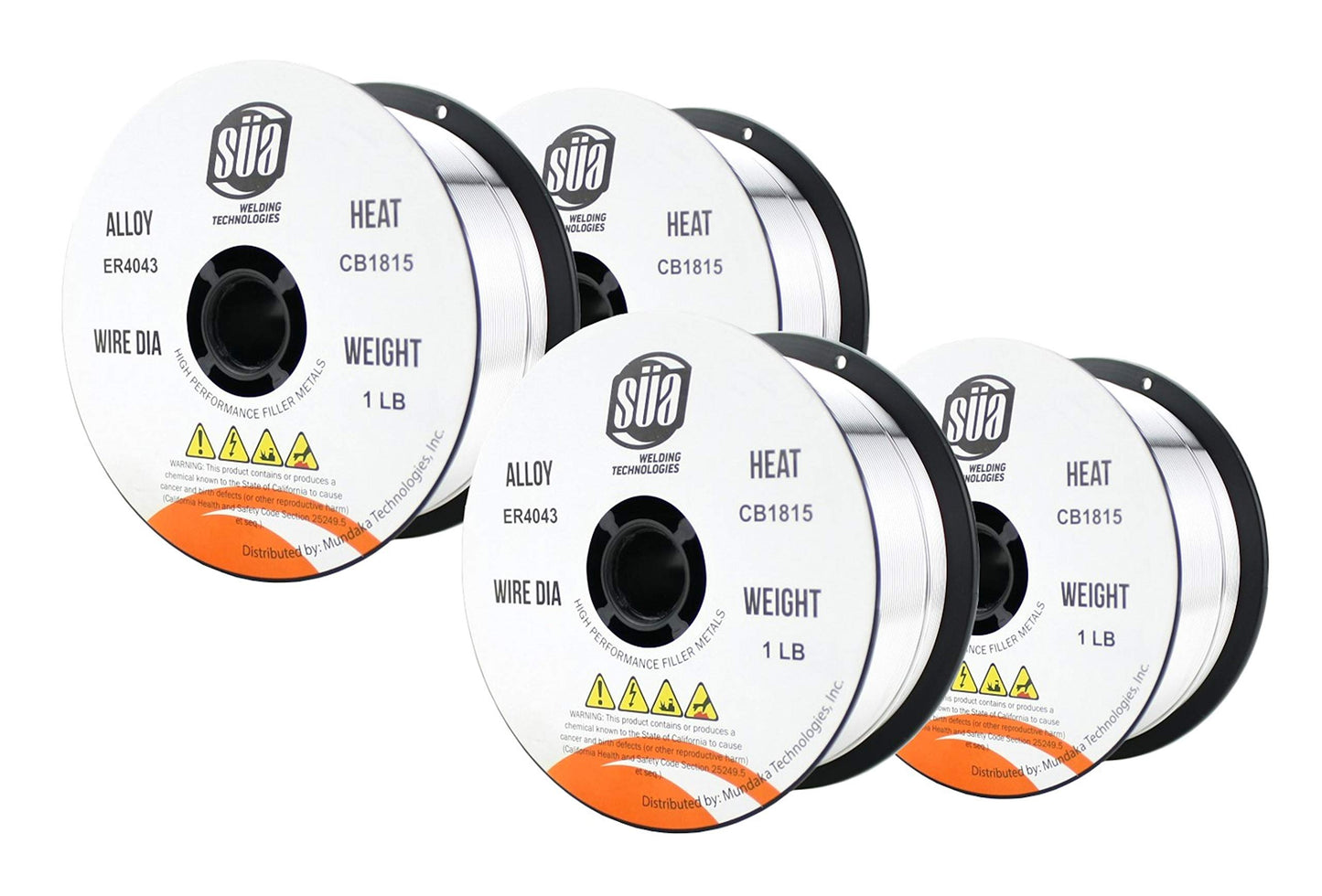 (0.035" - (4 Spools)) - ER4043 - MIG Aluminium Welding Wire - 0.5kg x 0.09cm (4 SPOOLS)