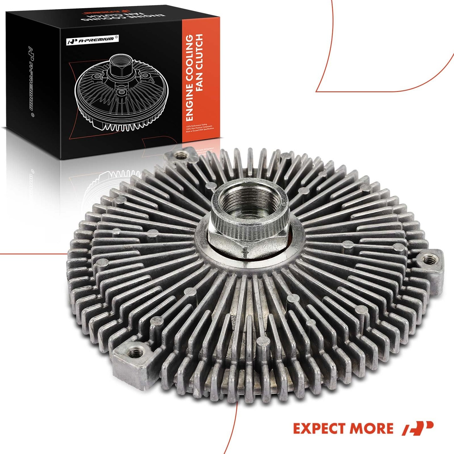 A-Premium Engine Cooling Fan Clutch Compatible with BMW E34 E36 E39 E46 E53 Series 323ci 323i 323is 325Ci 325i 325xi 328i 330ci 330i 525i 525it 528i 530i M3 X5 Z3, Replace# 11527505302, 11521719046