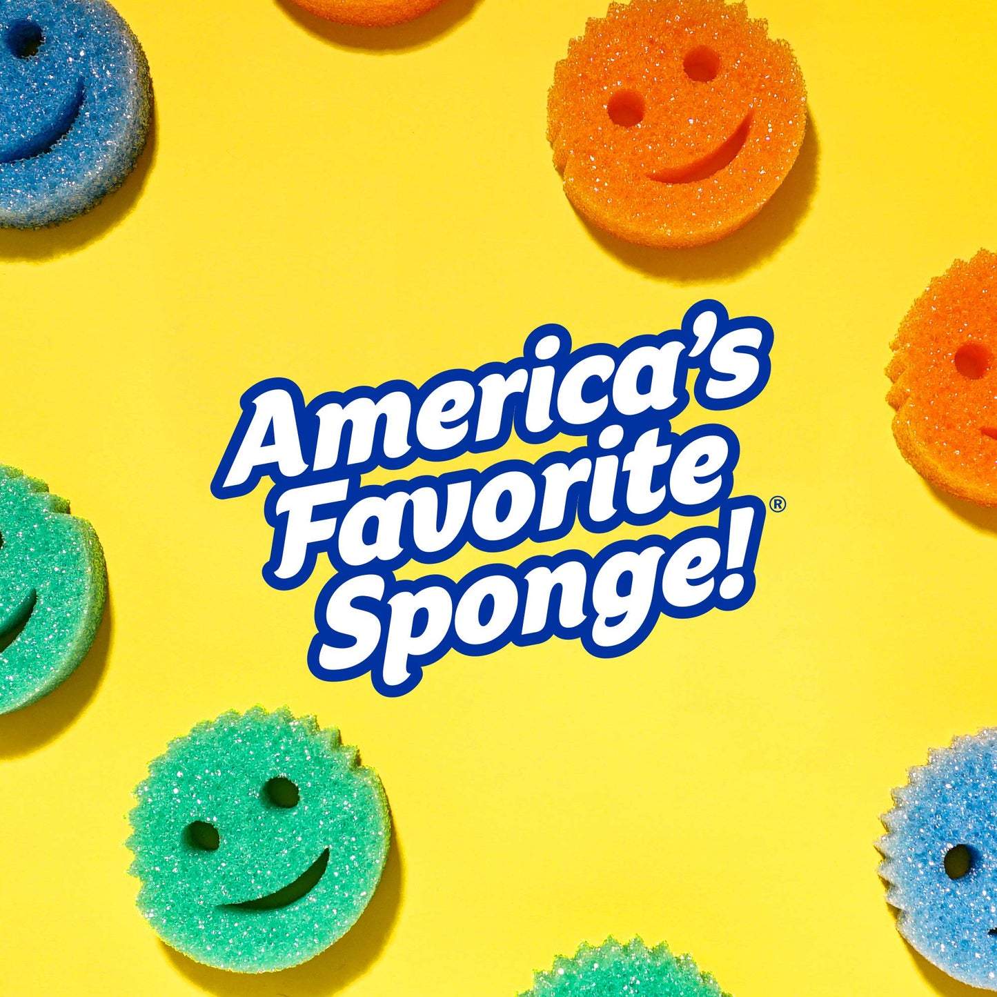 Scrub Daddy Sponge Set - Scrub Mommy Power Flower Dual- Sided Sponge and Scrubber - Non Scratch Sponge for Dishes and Home, Odor Resistant, Firm in Cold Water Soft in Warm , Multi-Surface 3 ct