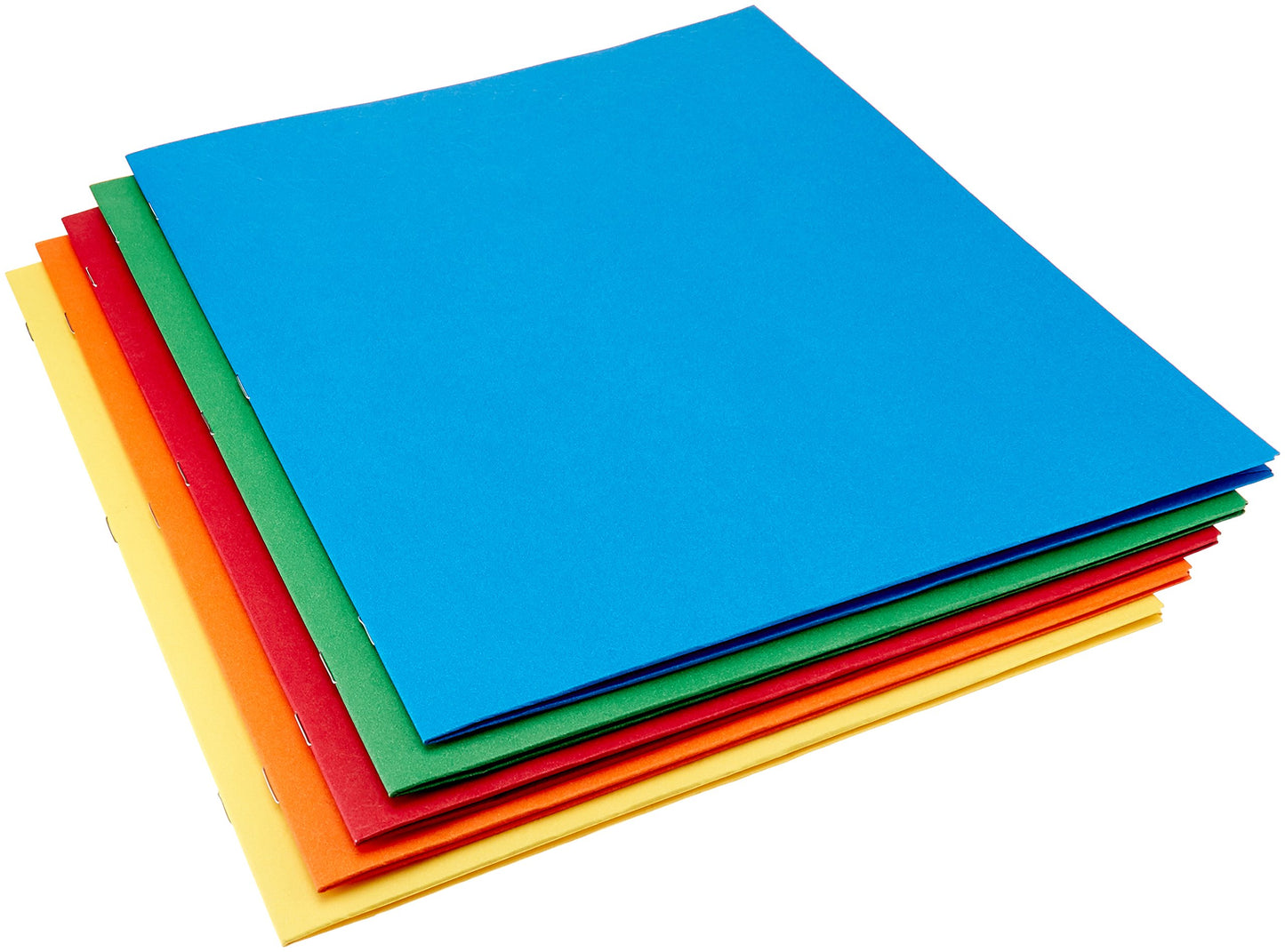 Amazon Basics Twin Pocket File Folders with Fasteners, 25-Pack, Letter, Assorted
