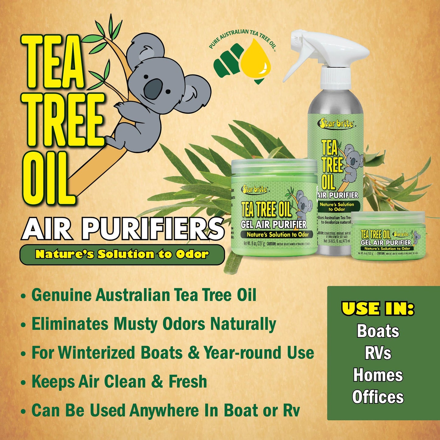 Star brite 96504 Tea Tree Gel - 4 oz.