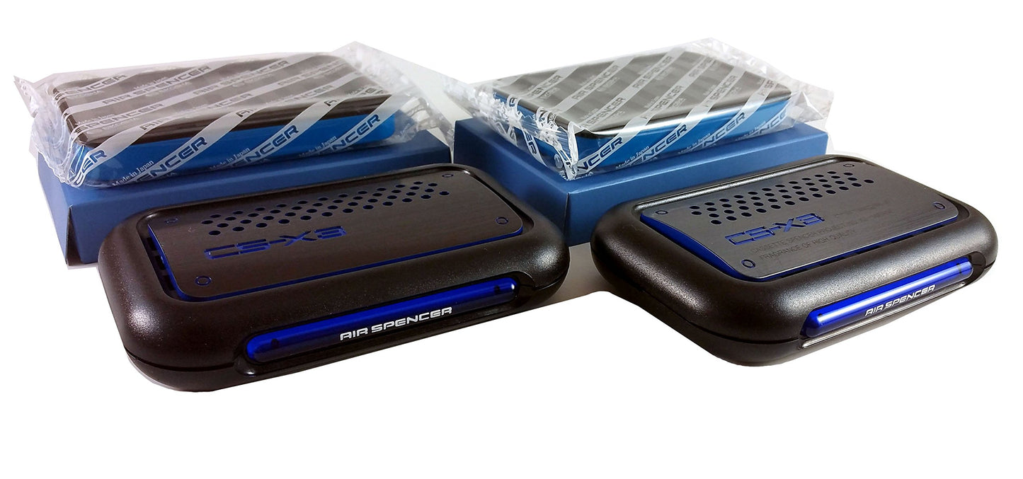 Air Spencer CS-X3 Squash Scent Car Air Freshener by Eikosha Japan, Multipack of 2