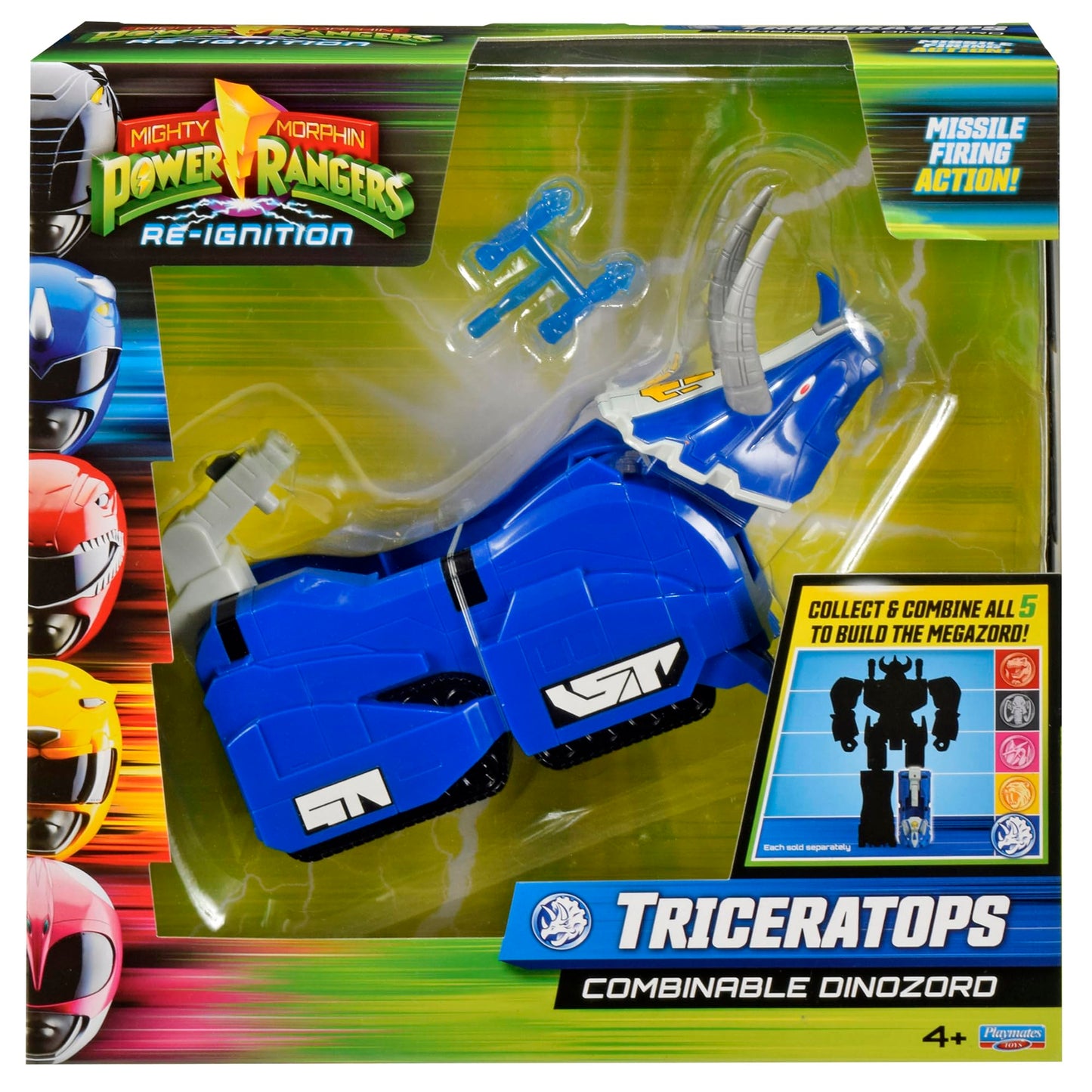 Mighty Morphin Power Rangers - Triceratops Dinozord - Playmates Toys
