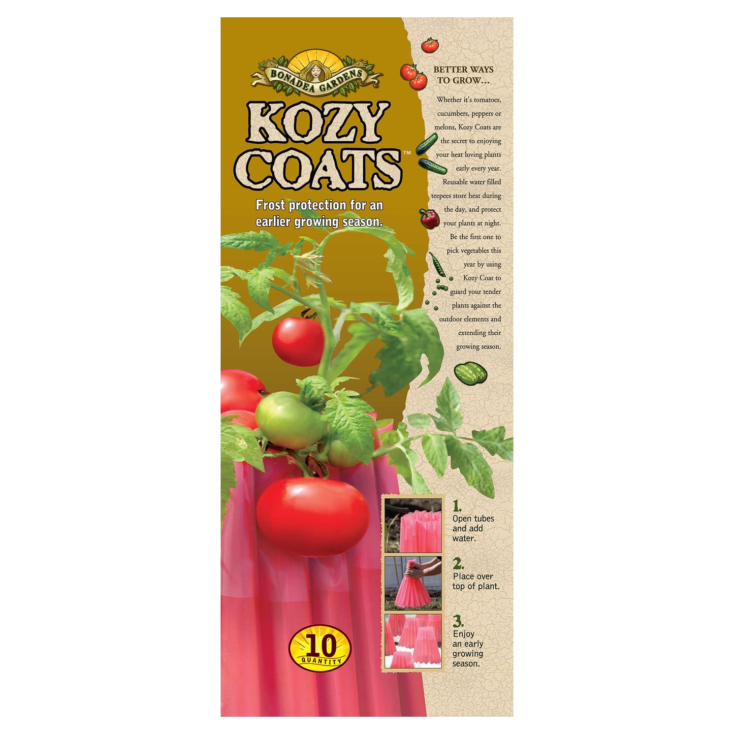 The Original Kozy-Coats Frost Protection Water Teepees (10 Pack)