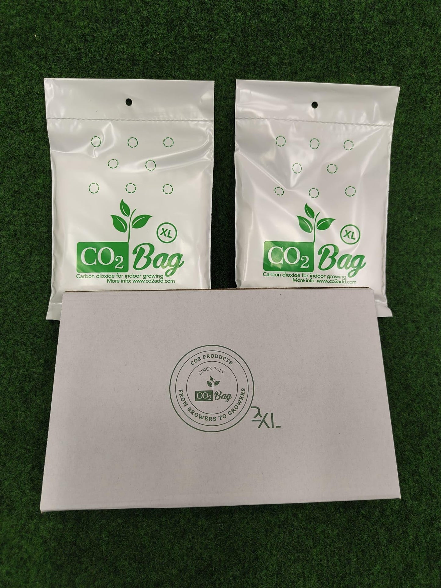 CO2BAG® M – Natural CO₂ Generator for Indoor Plants & Greenhouses | Boosts Growth, Yield, Taste & Color | Compact, Safe & Maintenance-Free -2-Pack-
